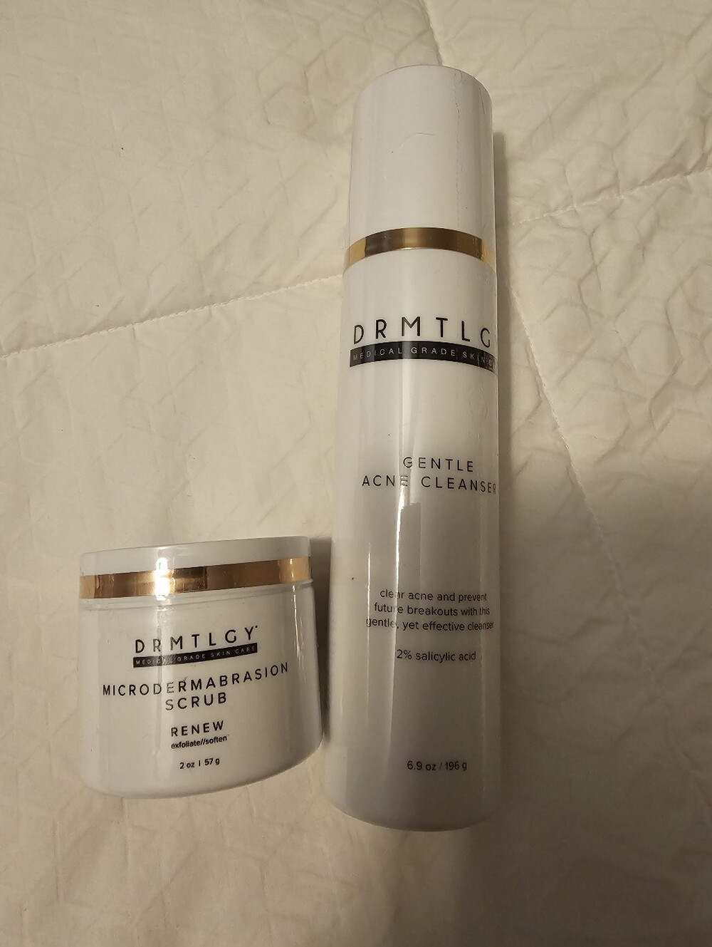 DRMTLGY Gentle Acne Cleanser And Microdermabrasion Scrub